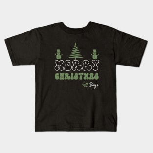 Merry Christmas Boys Kids T-Shirt